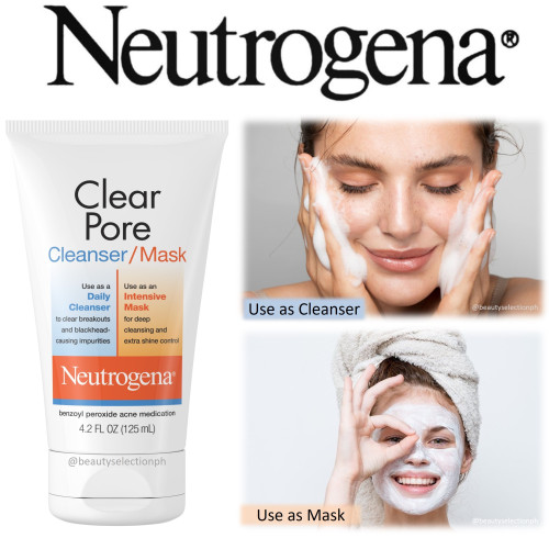 Neutrogena Clear Pore 2-in-1 Facial Cleanser and Face Mask Neutrogena Clear Pore 2-in-1 Facial Cleanser and Face Mask
