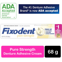 Fixodent Pure Strength Secure Denture Adhesive Cream 68g