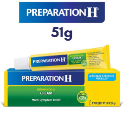 Preparation H Multi-Symptom Pain Relief Hemorrhoidal Cream 51g