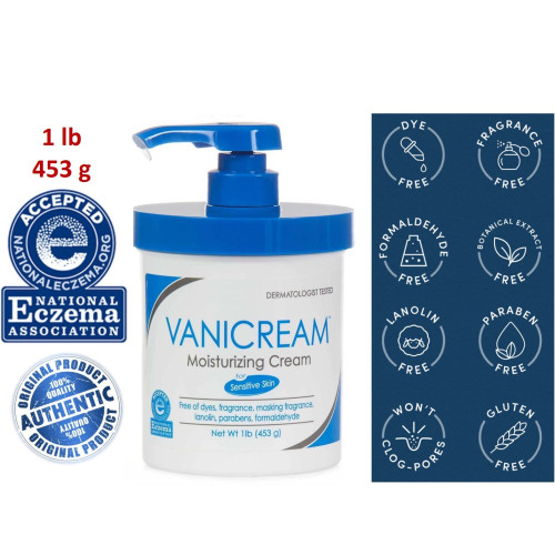 Vanicream Moisturizing Cream with Pump Dispenser Vanicream Moisturizing Cream with Pump Dispenser
